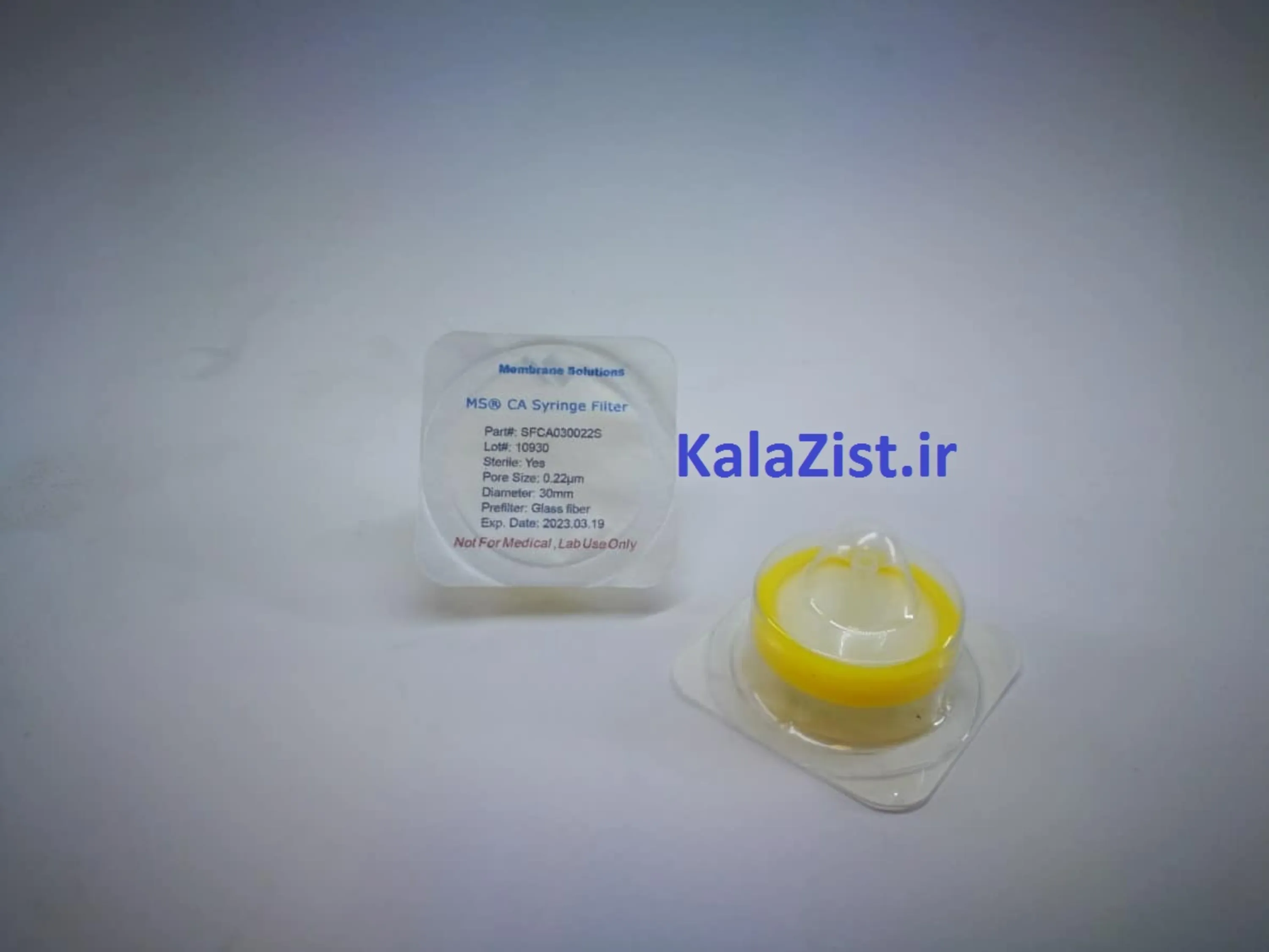 فیلتر0.22  سر سرنگی CA kalazist فیلتر سلولز استات